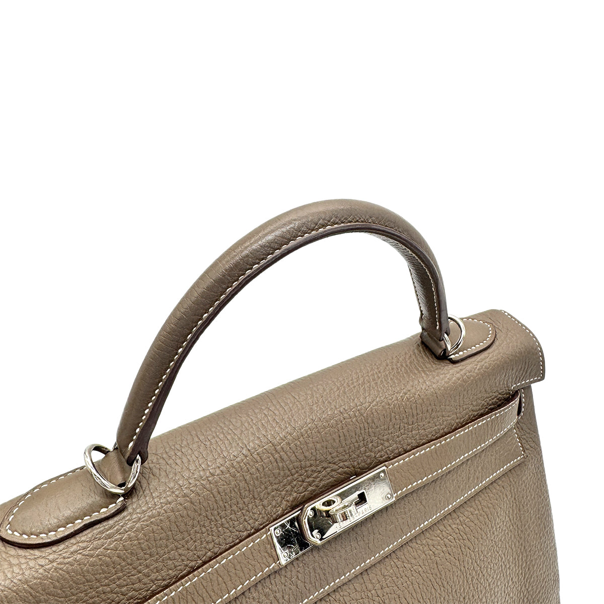 HERMES KELLY 32 AMAZON ETOUPE TOGO HAND SHOULDER BAG □N SHW 90277075