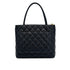 CHANEL VINTAGE MEDALLION TOTE BAG BLACK CAVIAR SKIN 90277083 - PURPOSE