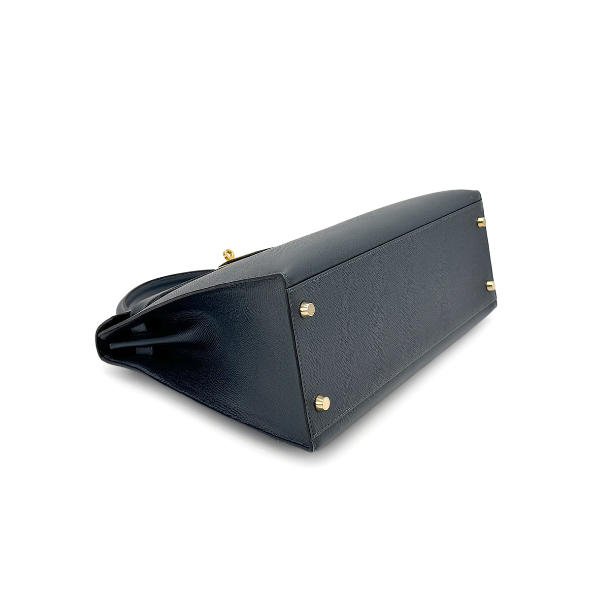 HERMES KELLY 32 SELLIER BLUE INDIGO EPSOM HAND SHOULDER BAG □G 90277085