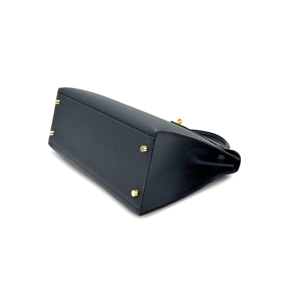 HERMES KELLY 32 SELLIER BLUE INDIGO EPSOM HAND SHOULDER BAG □G 90277085