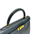 HERMES KELLY 32 SELLIER BLUE INDIGO EPSOM HAND SHOULDER BAG □G 90277085