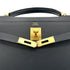HERMES KELLY 32 SELLIER BLUE INDIGO EPSOM HAND SHOULDER BAG □G 90277085