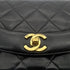 CHANEL VINTAGE DIANA SMALL CHAIN SHOULDER BAG BLACK LAMB SKIN 90277247 - PURPOSE