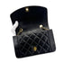 CHANEL VINTAGE DIANA SMALL CHAIN SHOULDER BAG BLACK LAMB SKIN 90277247 - PURPOSE