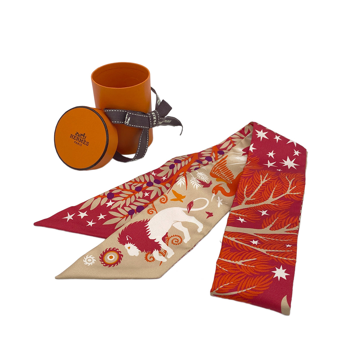 HERMES TWILLY SOUS LE CHARME D’ORPHEE SCARF MULTICOLOR 90277250