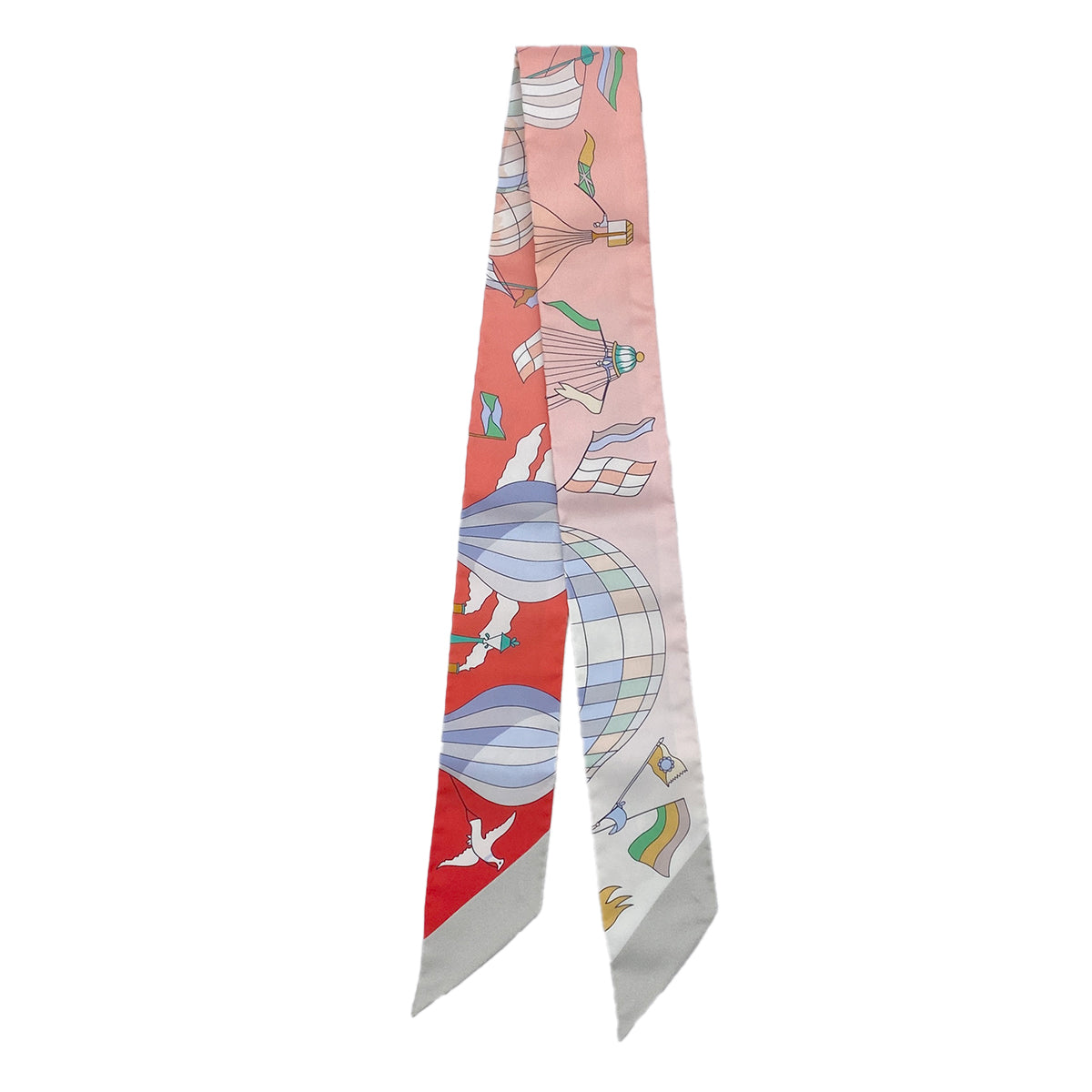 HERMES TWILLY LES FOLIES DU CIEL SCARF MULTICOLOR 90277252