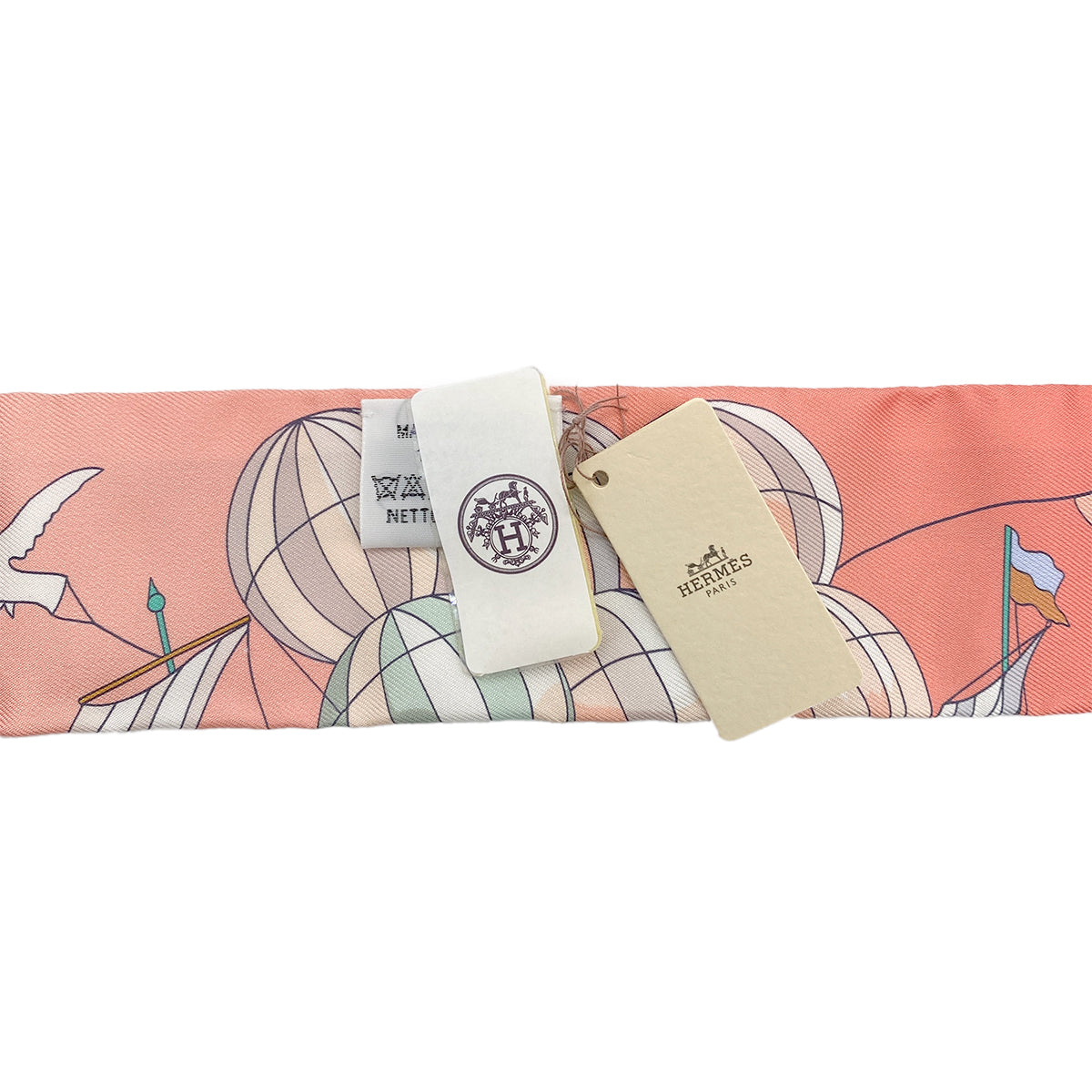 HERMES TWILLY LES FOLIES DU CIEL SCARF MULTICOLOR 90277252