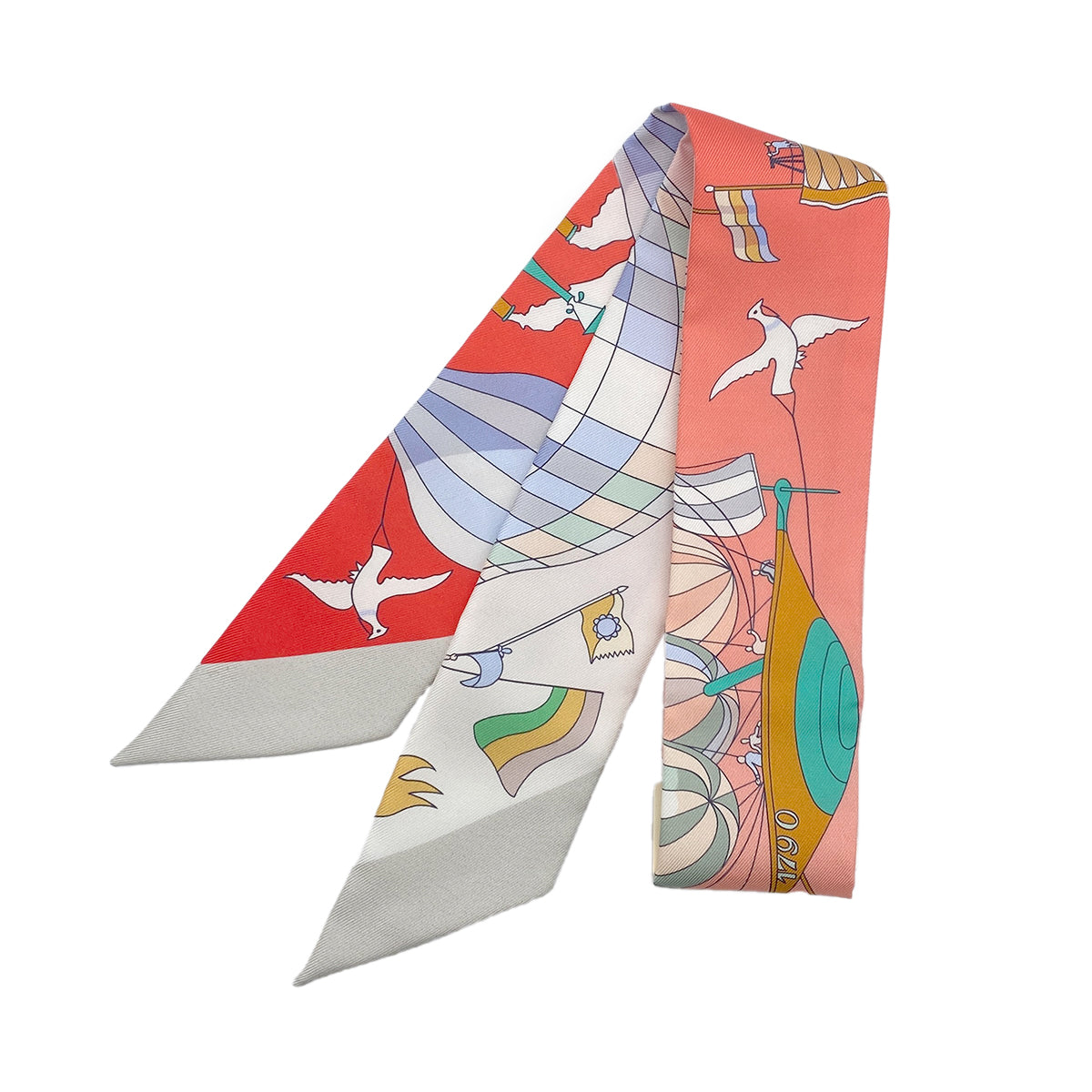 HERMES TWILLY LES FOLIES DU CIEL SCARF MULTICOLOR 90277253