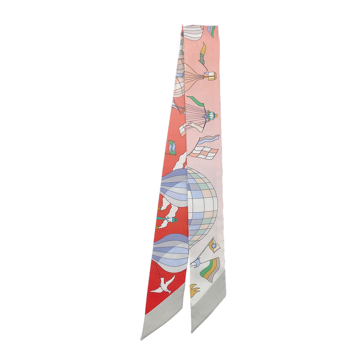 HERMES TWILLY LES FOLIES DU CIEL SCARF MULTICOLOR 90277253