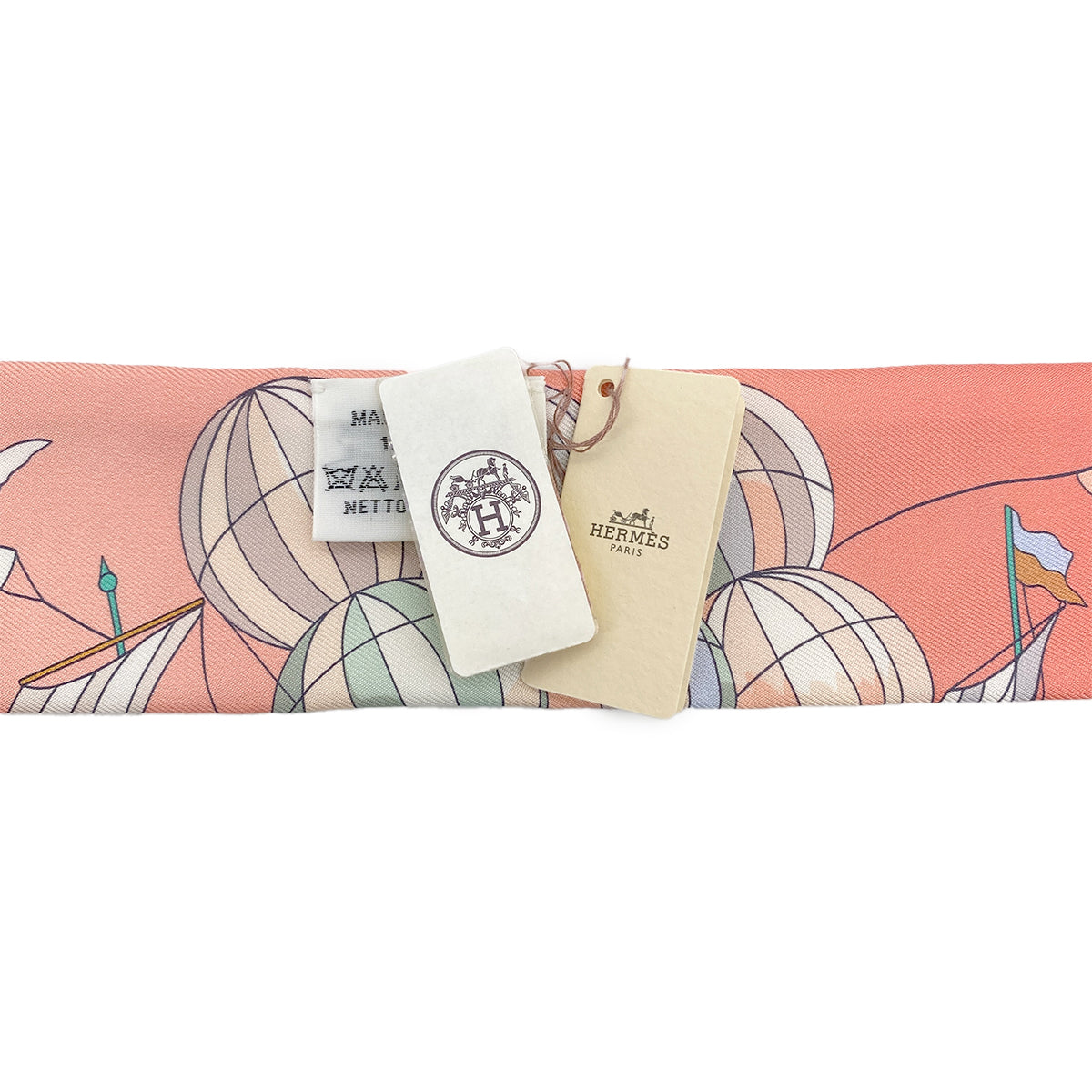 HERMES TWILLY LES FOLIES DU CIEL SCARF MULTICOLOR 90277253