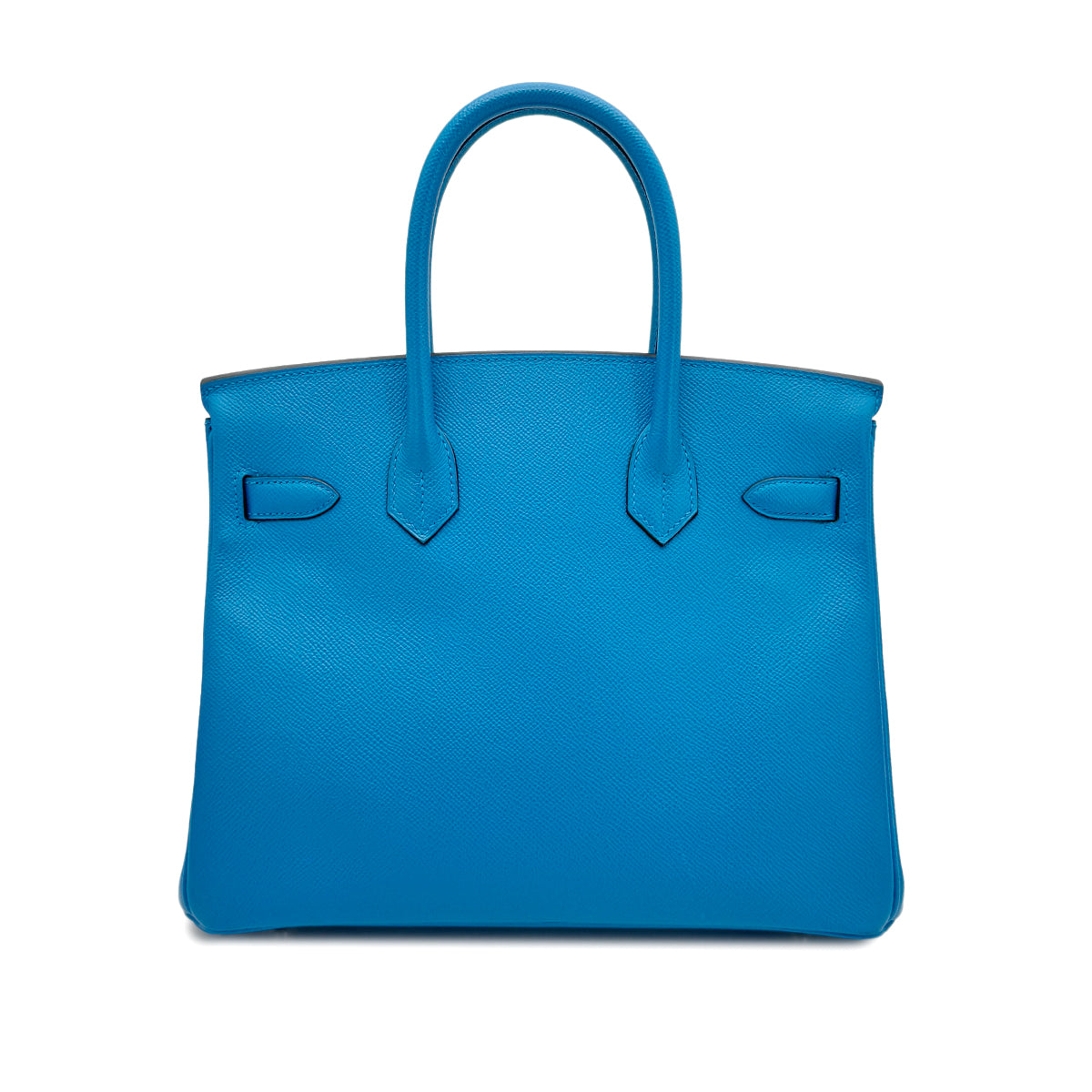 HERMES BIRKIN 30 BLEU ZANZIBAR VEAU EPSOM HAND BAG C SHW 90277268
