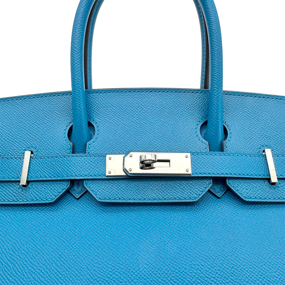 HERMES BIRKIN 30 BLEU ZANZIBAR VEAU EPSOM HAND BAG C SHW 90277268