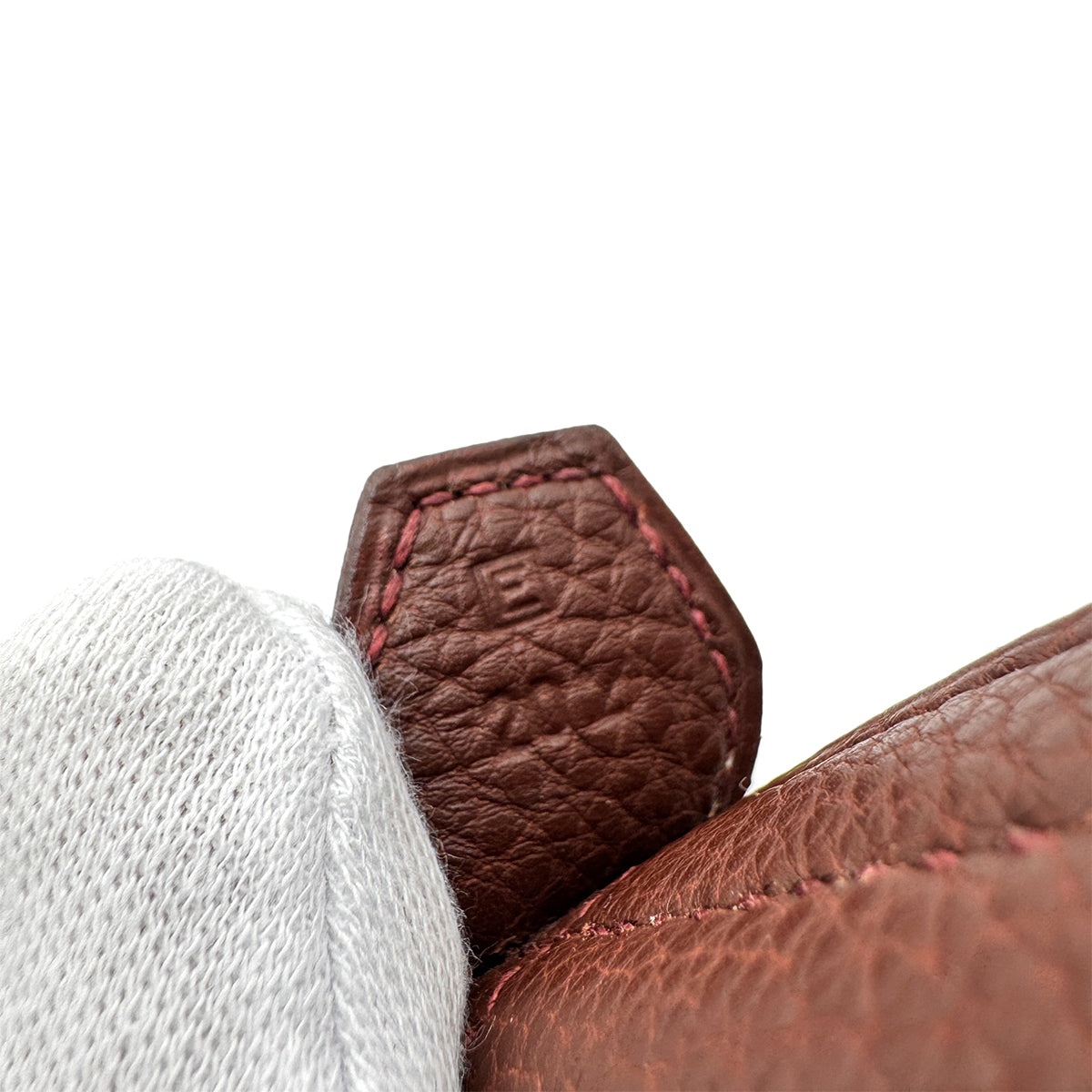 HERMES BOLIDE 31 BROWN TOGO HAND SHOULDER BAG □E GHW 90277283