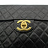 CHANEL VINTAGE MAXI MATELASSE 34 CHAIN SHOULDER BAG BLACK LAMB SKIN 90277293 - PURPOSE