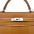 HERMES KELLY 32 RETOURNE GOLD TOGO HAND SHOULDER BAG □K 90277338 - PURPOSE