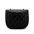 CHANEL VINTAGE MATELASSE BIG COCO CHAIN SHOULDER BAG BLACK LAMB SKIN 90277555 - PURPOSE