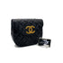 CHANEL VINTAGE MATELASSE BIG COCO CHAIN SHOULDER BAG BLACK LAMB SKIN 90277555 - PURPOSE