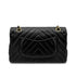 CHANEL VINTAGE CHEVRON V STITCH CHAIN SHUOLDER BAG BLACK LAMB SKIN 90277631 - PURPOSE