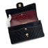 CHANEL VINTAGE CHEVRON V STITCH CHAIN SHUOLDER BAG BLACK LAMB SKIN 90277631 - PURPOSE