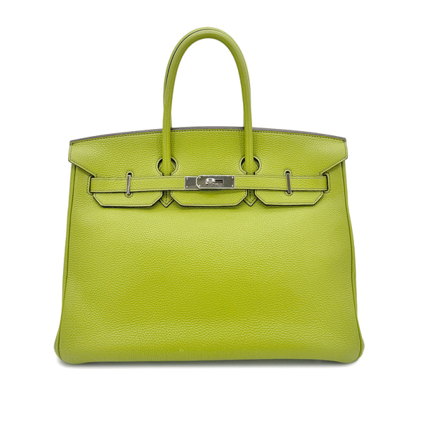 HERMES BIRKIN 35 ANIS GREEN TOGO HAND BAG □I SHW 90277705 - PURPOSE