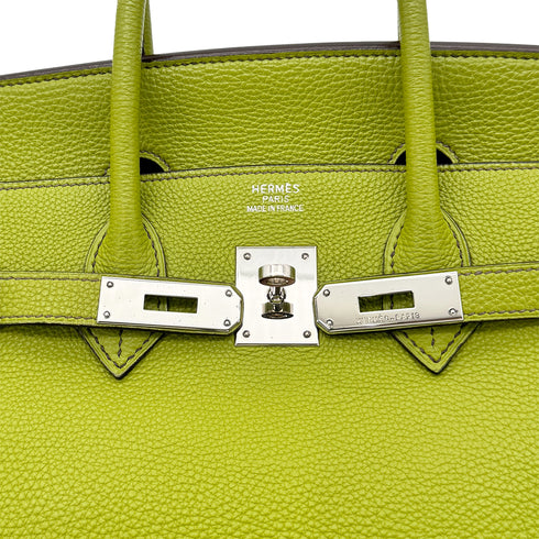 HERMES BIRKIN 35 ANIS GREEN TOGO HAND BAG □I SHW 90277705 - PURPOSE