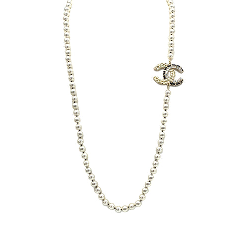 CHANEL NECKLACE COCOMARK RHINESTONE PEARL ACCESSORY B22B 90278004 - PURPOSE