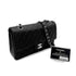 CHANEL VINTAGE CLASSIC FLAP MEDIUM CHAIN SHOULDER BAG BLACK CAVIAR SKIN 90278460 - PURPOSE