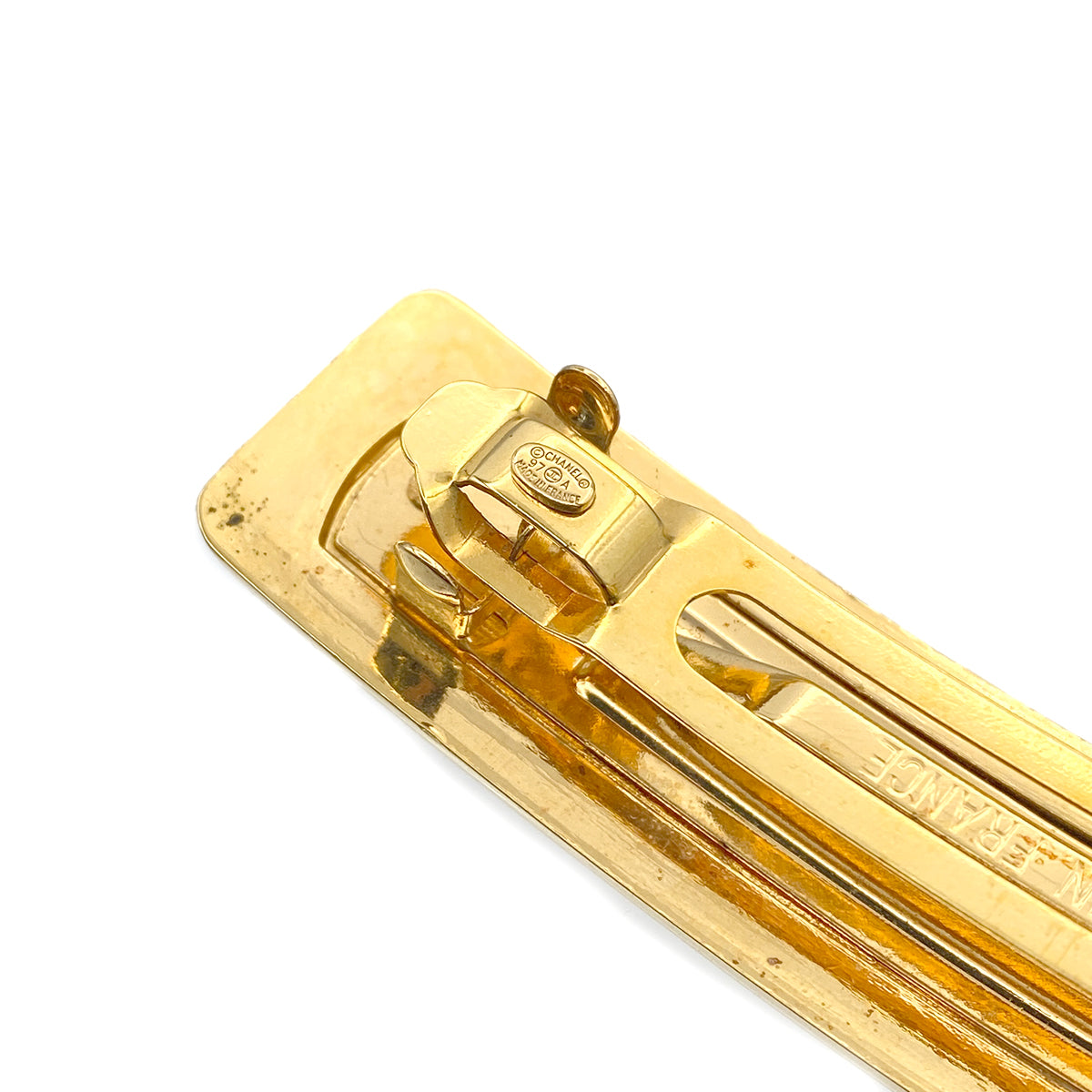 CHANEL VINTAGE VALLETTA GOLD HAIR ACCESSORY 97A 90278476