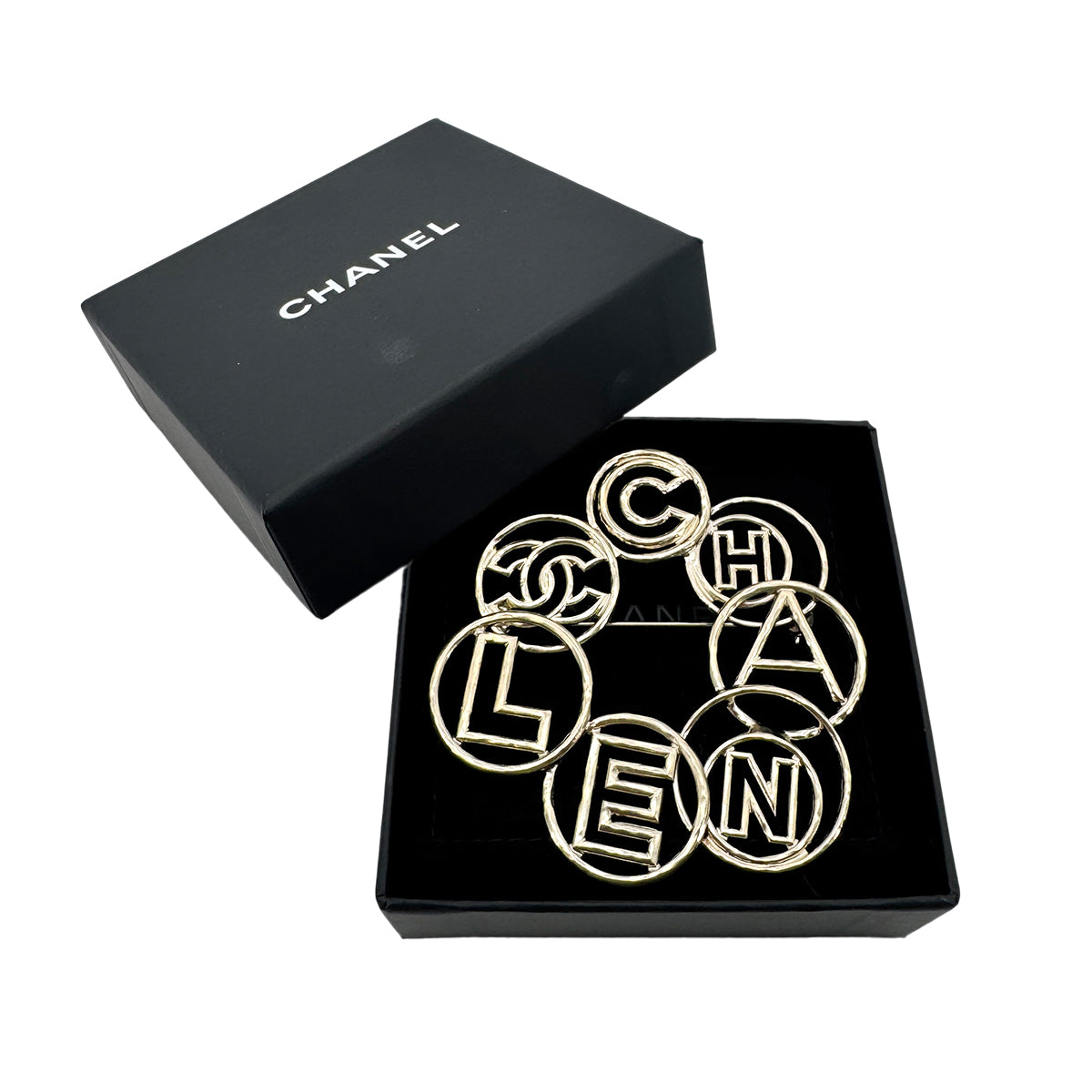 CHANEL BROOCH LOGO COCOMARK ACCESSORY B17C 90278483