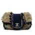 CHANEL LAPINFUR TWEED COCOMARK CHAIN SHOULDER BAG BLACK 90278503 - PURPOSE
