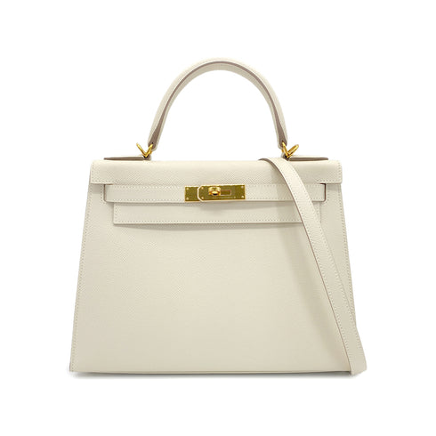 HERMES KELLY 28 SELLIER CRAIE VEAU EPSOM HAND SHOULDER BAG A GHW 90278513 - PURPOSE