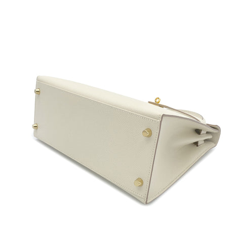 HERMES KELLY 28 SELLIER CRAIE VEAU EPSOM HAND SHOULDER BAG A GHW 90278513 - PURPOSE