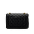 CHANEL VINTAGE MATELASSE BIG COCO CHAIN SHOULDER BAG BLACK LAMB SKIN 90278731 - PURPOSE