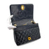 CHANEL VINTAGE MATELASSE BIG COCO CHAIN SHOULDER BAG BLACK LAMB SKIN 90278731 - PURPOSE