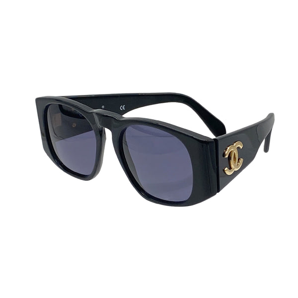 CHANEL VINTAGE SUNGLASSES COCOMARK BLACK EYEWEAR 90278908 - PURPOSE