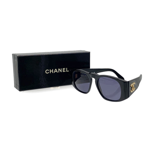 CHANEL VINTAGE SUNGLASSES COCOMARK BLACK EYEWEAR 90278908 - PURPOSE