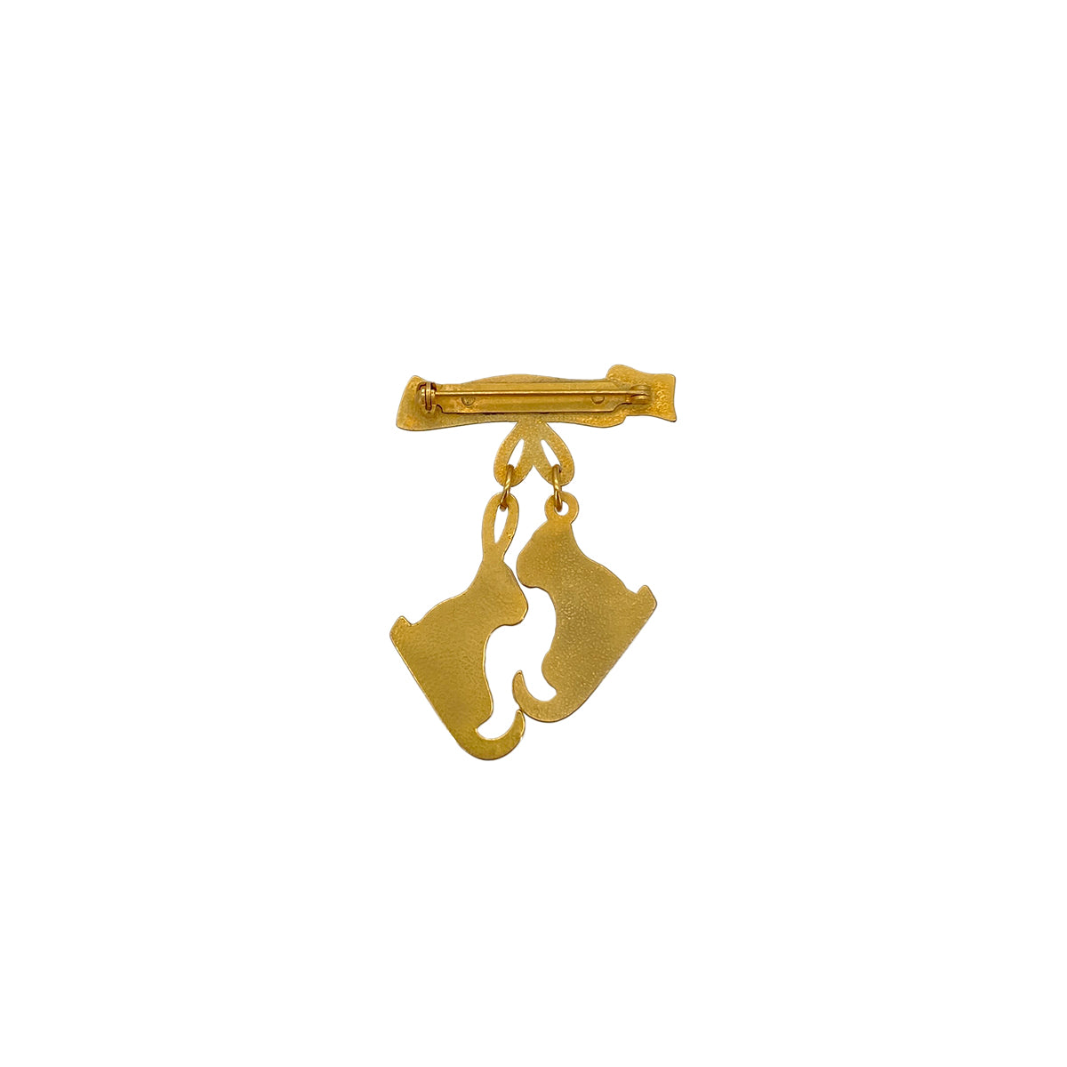 HERMES SKATE SHOES BROOCH LES FETES EN HERMES GOLD ACCESSORY 90278924