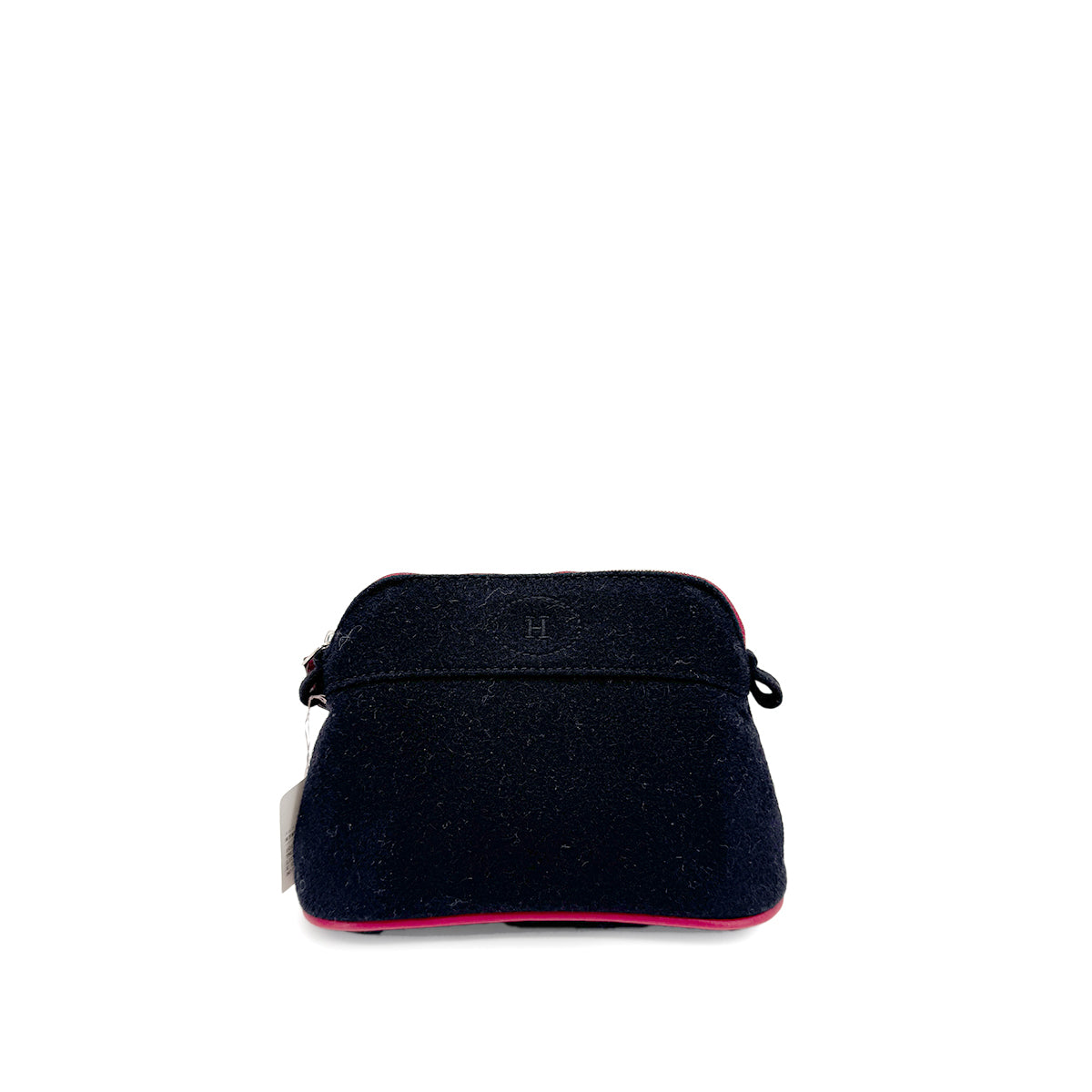 HERMES TROUSSE DE VOYAGE BOLIDE MINI PM NOIR FEUTRE DE LAINE 90278934