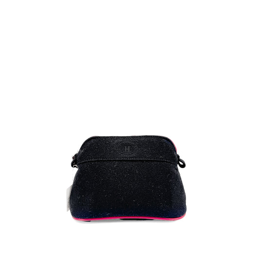 HERMES TROUSSE DE VOYAGE BOLIDE MINI PM NOIR  FEUTRE DE LAINE 90278934