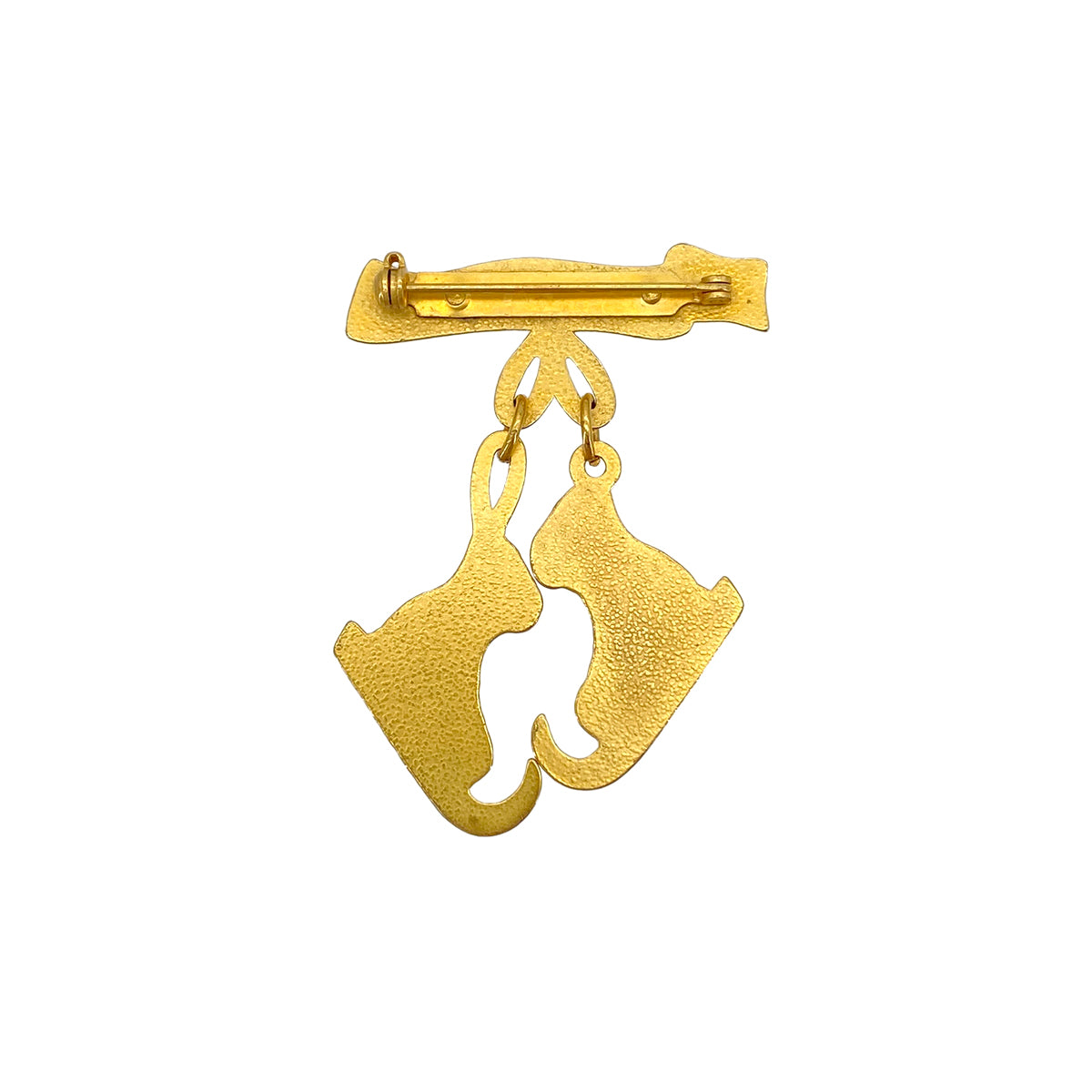 HERMES SKATE SHOES BROOCH LES FETES EN HERMES GOLD ACCESSORY 90278949