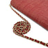 CHANEL VINTAGE CHOCOLATE BAR CHAIN SHOULDER BAG RED DENIM 90279008 - PURPOSE