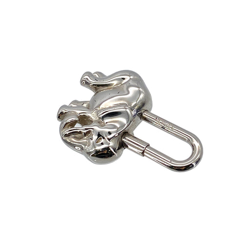 HERMES CADENA CHARM EXOTISME ELEPHANT 1997 SILVER ACCESSORY 90279584 - PURPOSE