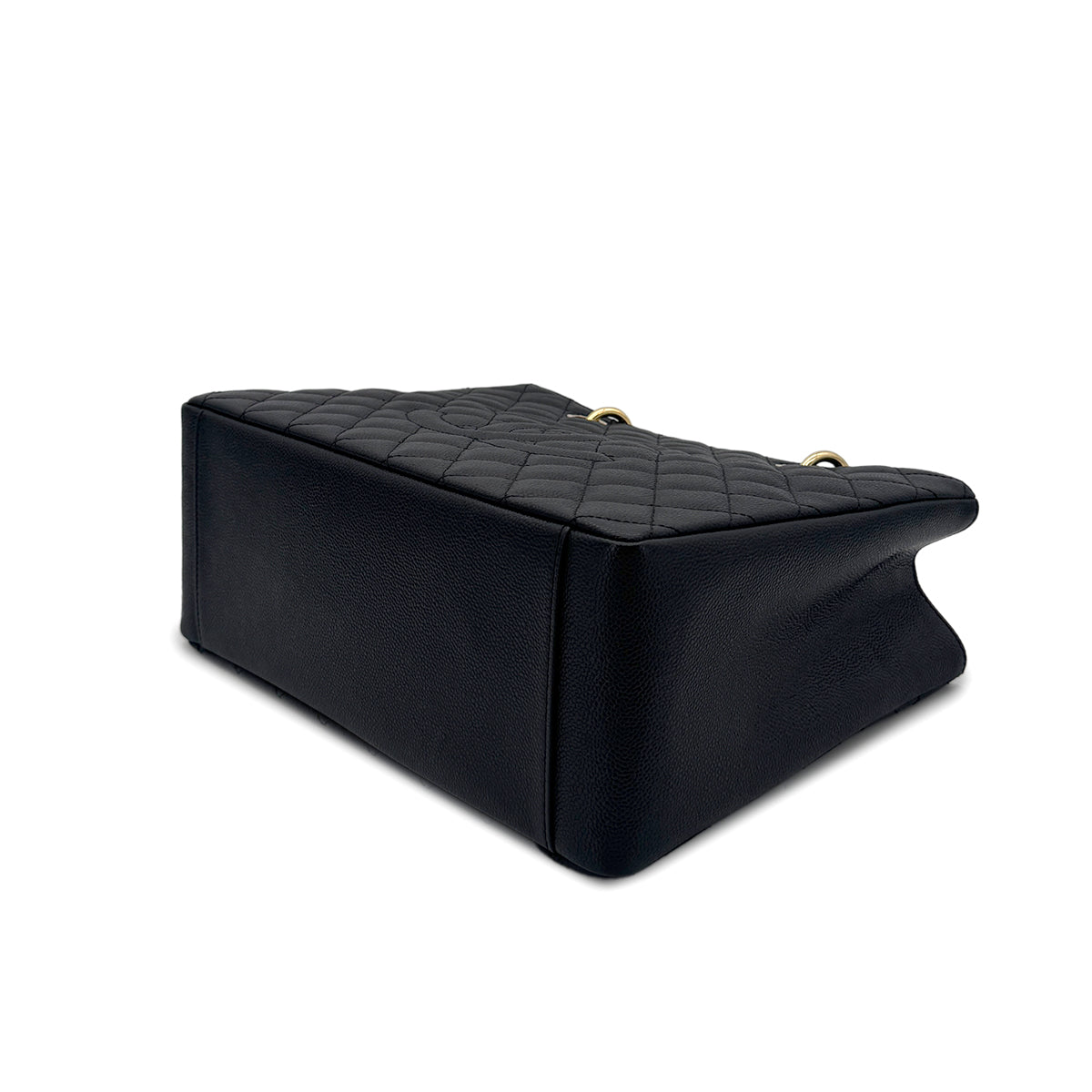 CHANEL GST COCOMARK CHAIN TOTE BAG BLACK CAVIAR SKIN 90279591
