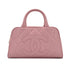 CHANEL VINTAGE MINI BOSTON HAND BAG PINK CAVIAR SKIN 90279594