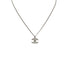 CHANEL NECKLACE COCOMARK RHINESTONE SILVER ACCESSORY F12W 90279598 - PURPOSE