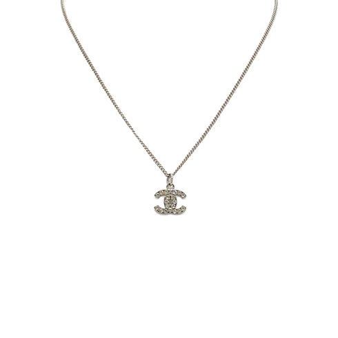 CHANEL NECKLACE COCOMARK RHINESTONE SILVER ACCESSORY B10V 90279604 - PURPOSE
