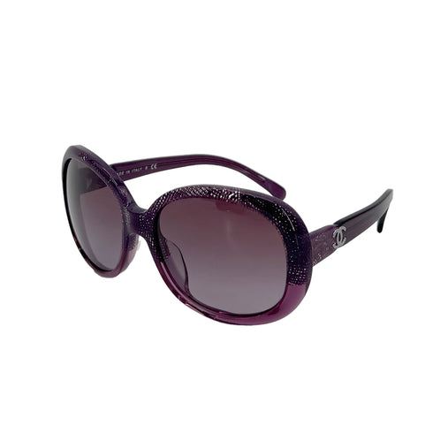 CHANEL SUNGLASSES COCOMARK PURPLE EYEWEAR 90279611 - PURPOSE