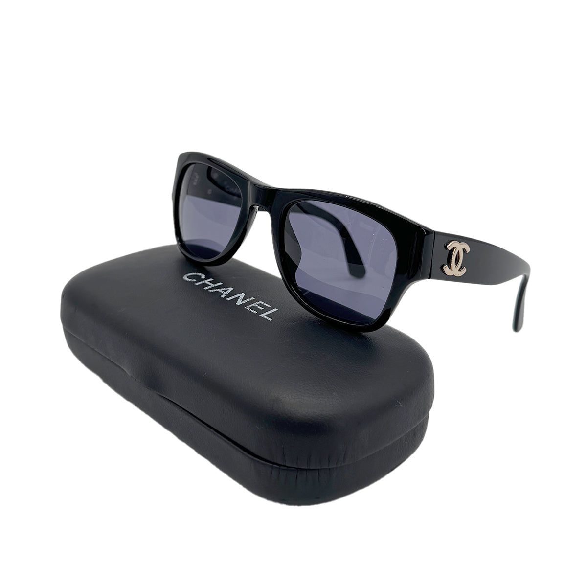 CHANEL SUNGLASSES COCOMARK BLACK EYEWEAR 90279612