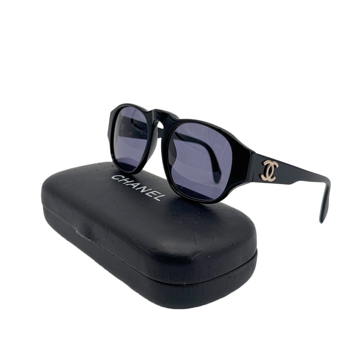 CHANEL VINTAGE SUNGLASSES COCOMARK BLACK EYEWEAR 90279613