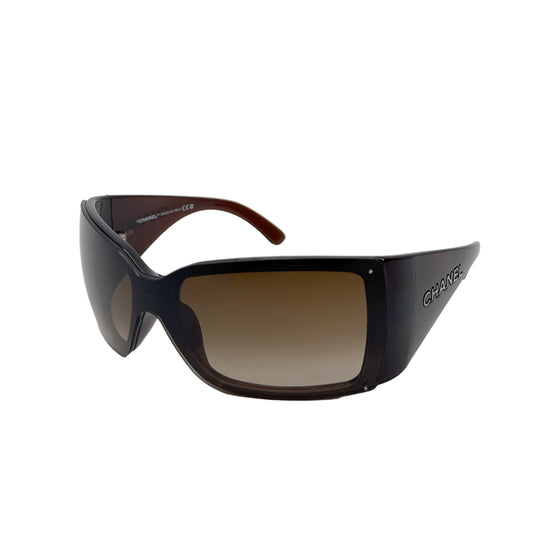 CHANEL SUNGLASSES LOGO BROWN EYEWEAR 90279617